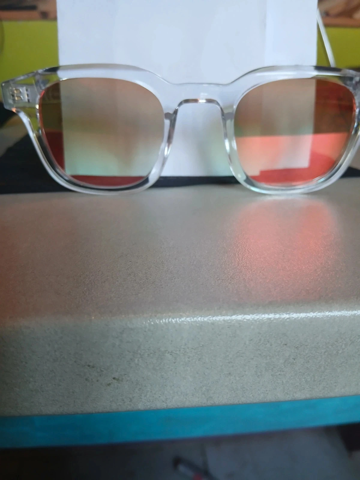 Óculos de sol Cristal e Lentes Espelhadas Rosa - Histoire d’Optic Paris – photo 6